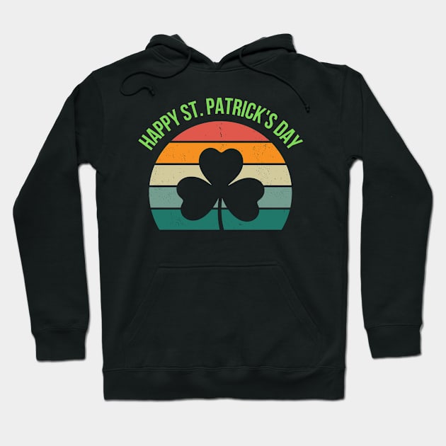 Vintage St Patrick's Day Hoodie by Altaf-Aji